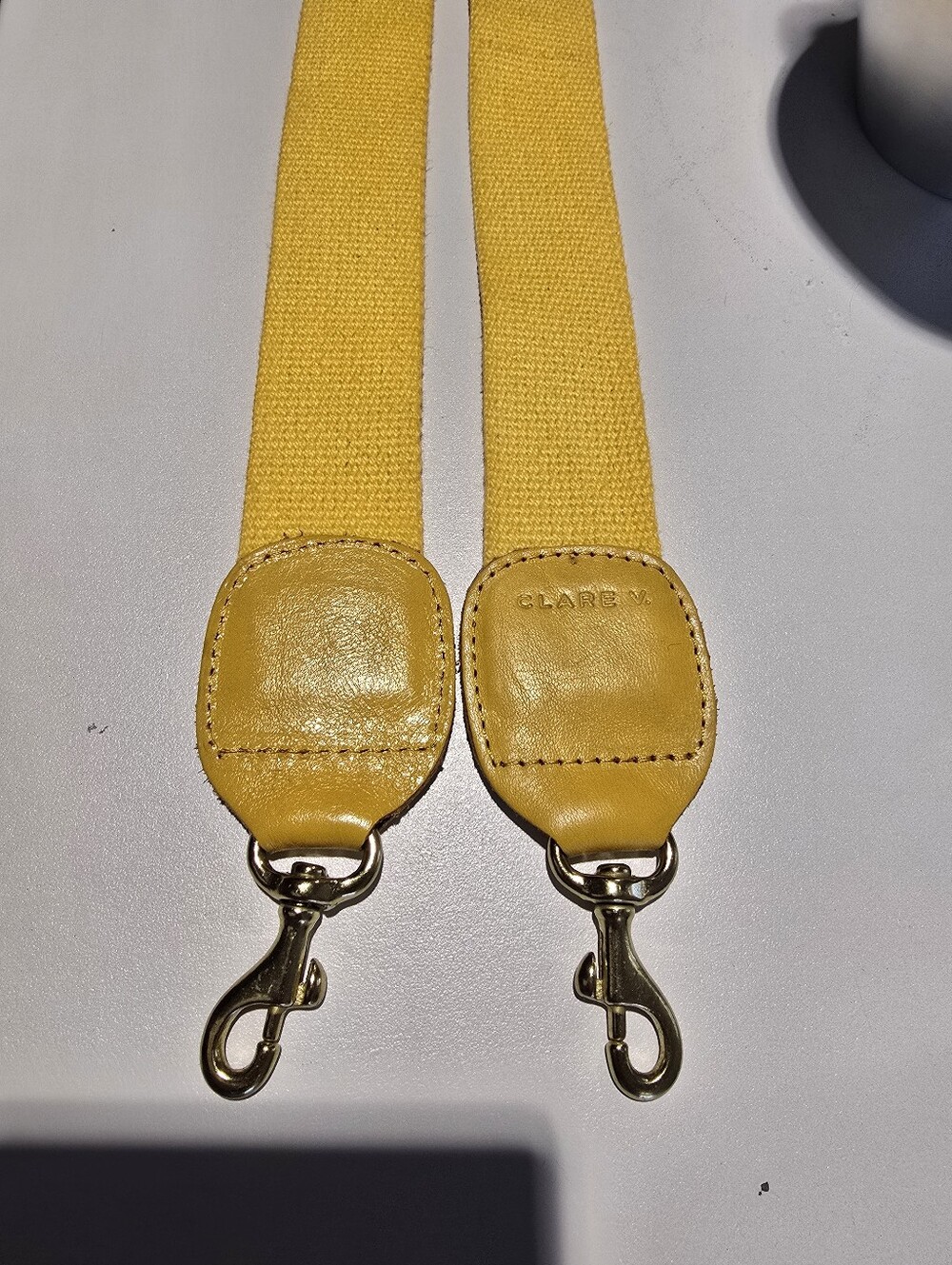Clare V. Yellow Cotton Strap - Picture 5 of 8